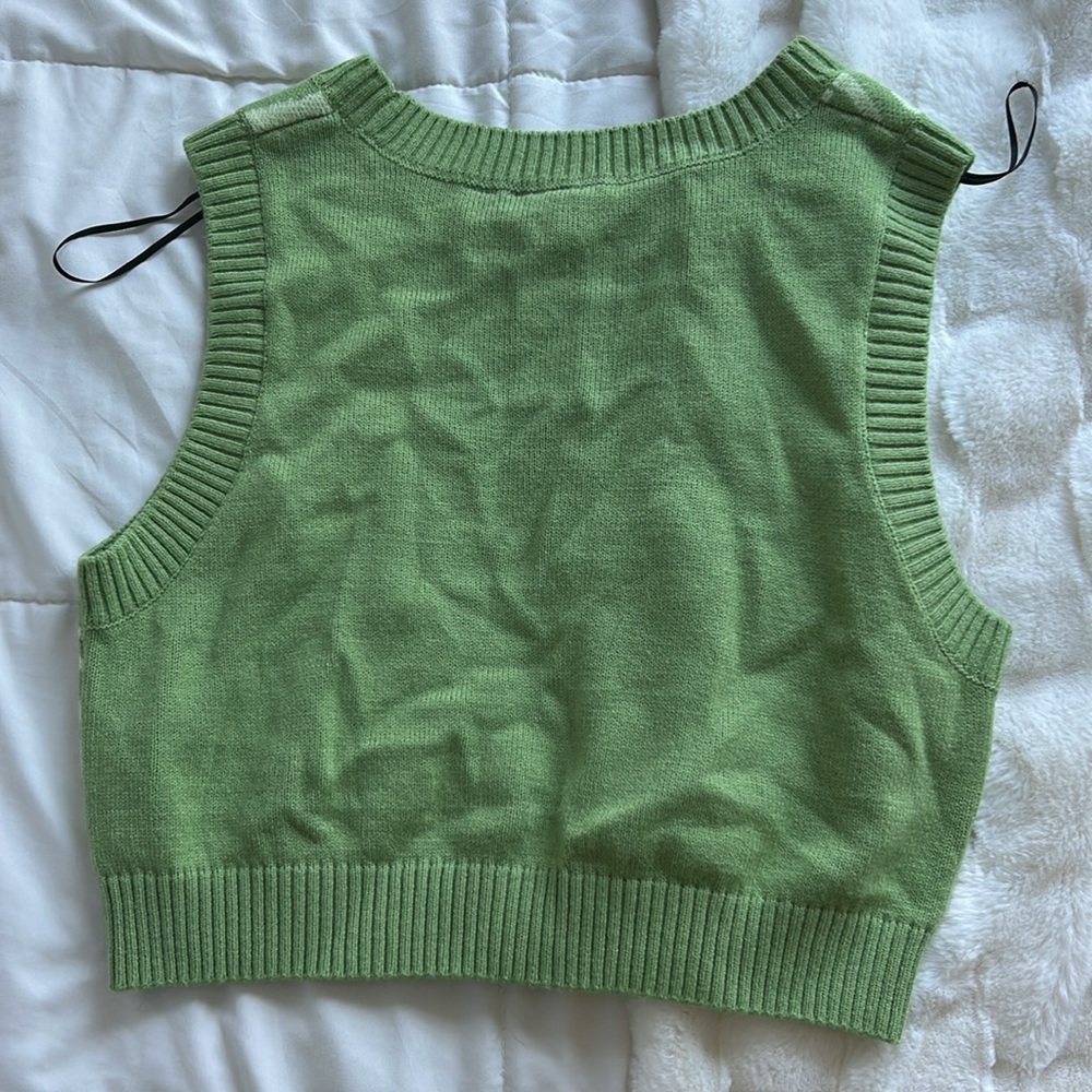 Lime green H&M vest - Picture 2 of 2